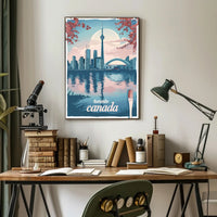 Toronto Skyline Reflection: Urban or Cityscape Poster PosterGoat