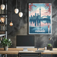 Toronto Skyline Reflection: Urban or Cityscape Poster PosterGoat