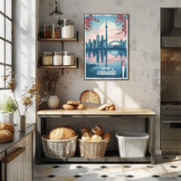 Toronto Skyline Reflection: Urban or Cityscape Poster PosterGoat