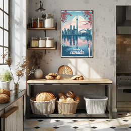 Toronto Skyline Reflection: Urban or Cityscape Poster PosterGoat