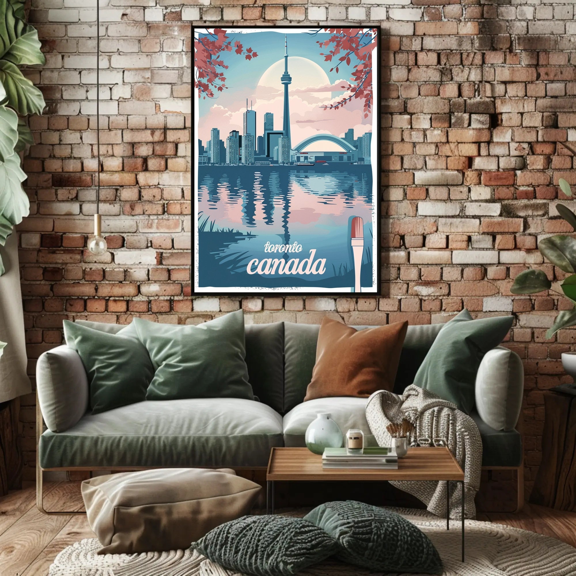 Toronto Skyline Reflection: Urban or Cityscape Poster PosterGoat
