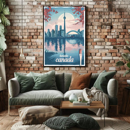 Toronto Skyline Reflection: Urban or Cityscape Poster PosterGoat