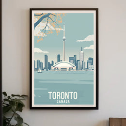 Toronto Skyline Tranquility Urban or Cityscape Poster PosterGoat
