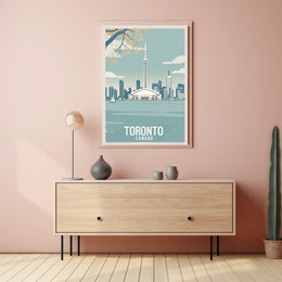 Toronto Skyline Tranquility Urban or Cityscape Poster PosterGoat