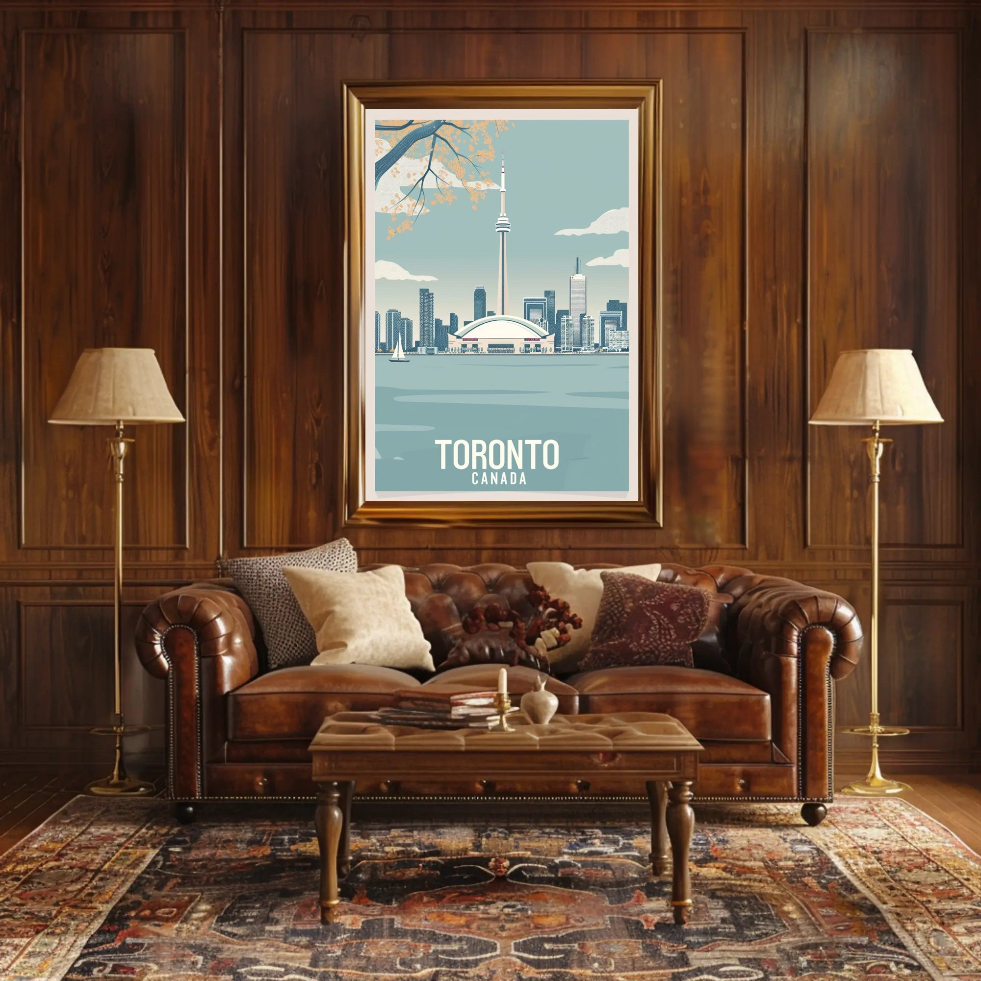 Toronto Skyline Tranquility Urban or Cityscape Poster PosterGoat
