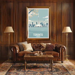 Toronto Skyline Tranquility Urban or Cityscape Poster PosterGoat