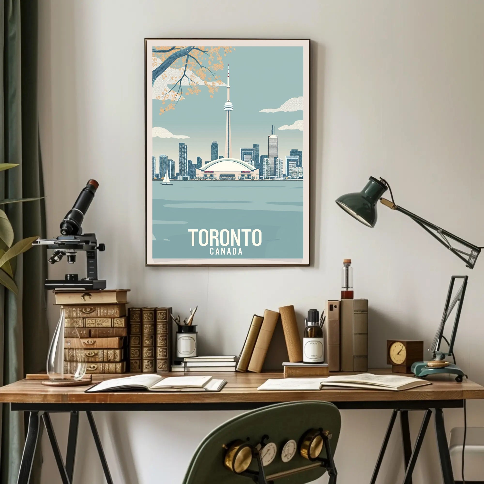 Toronto Skyline Tranquility Urban or Cityscape Poster PosterGoat
