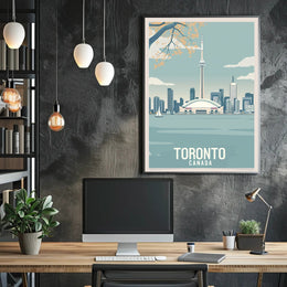 Toronto Skyline Tranquility Urban or Cityscape Poster PosterGoat