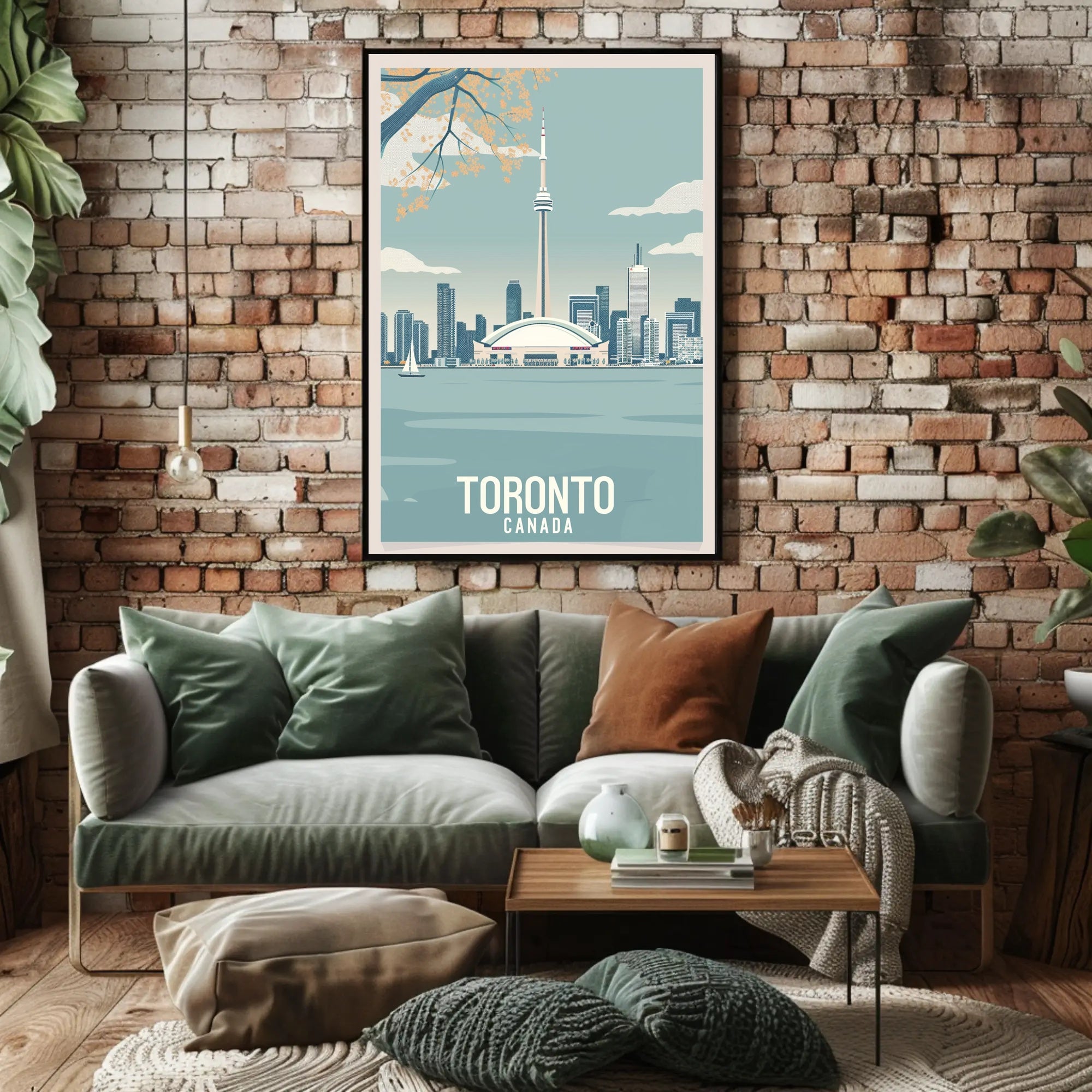 Toronto Skyline Tranquility Urban or Cityscape Poster PosterGoat