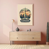 Toronto Skyline at Sunset: Urban or Cityscape Poster PosterGoat