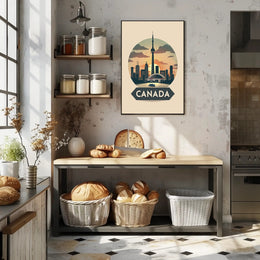 Toronto Skyline at Sunset: Urban or Cityscape Poster PosterGoat