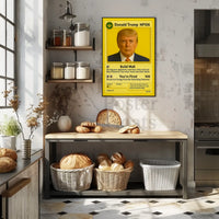 Trading Card Influenced Pop Culture Satirical Poster PosterGoat