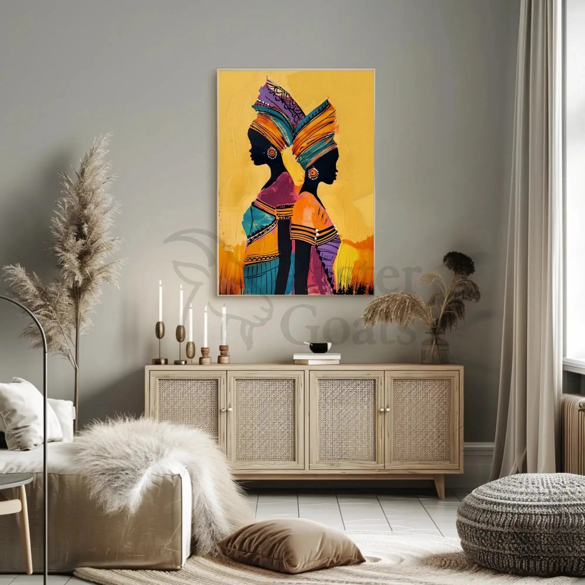 Traditional African Attire Cultural Heritage Poster PosterGoat