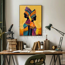 Traditional African Attire Cultural Heritage Poster PosterGoat