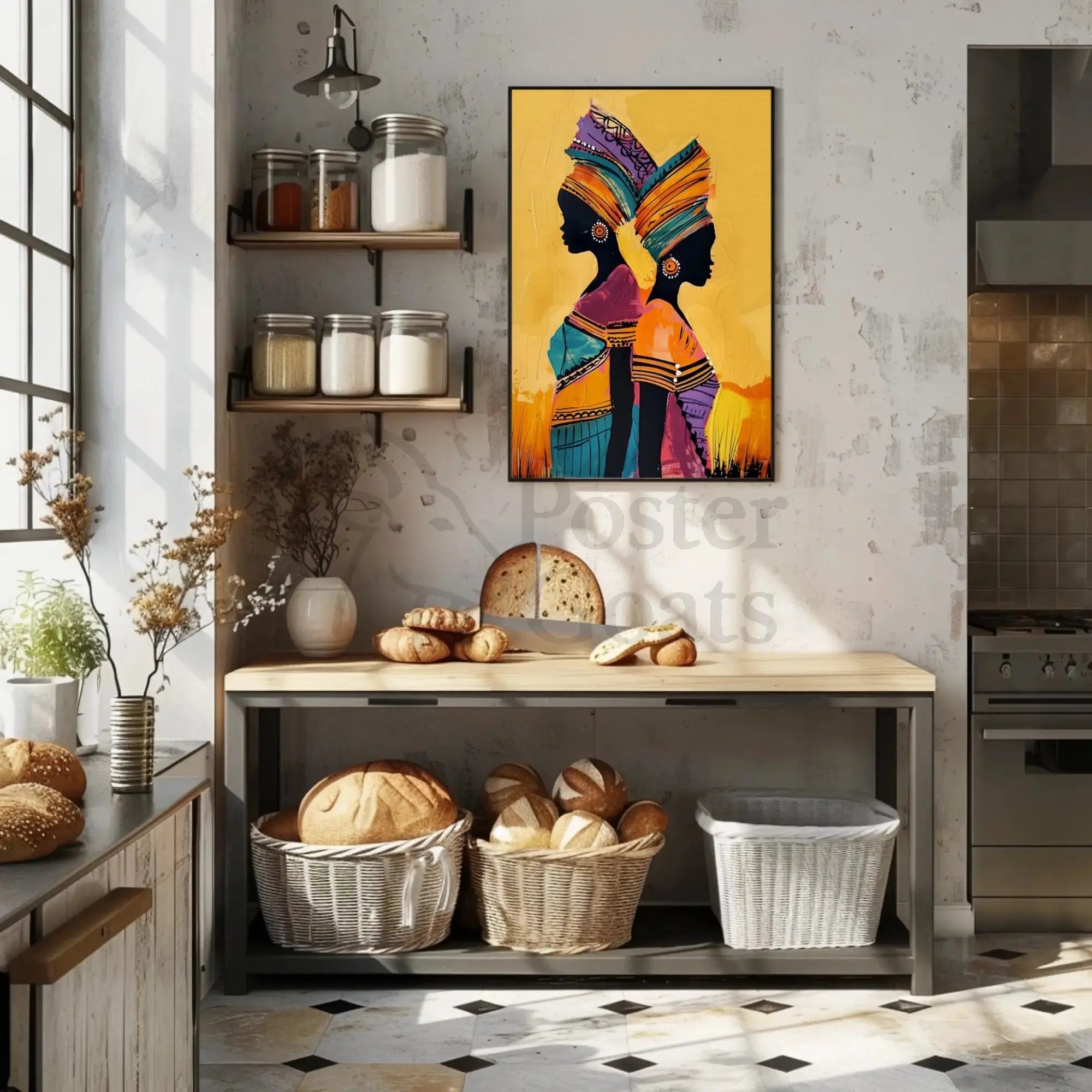 Traditional African Attire Cultural Heritage Poster PosterGoat