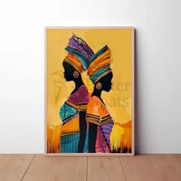Traditional African Attire Cultural Heritage Poster PosterGoat