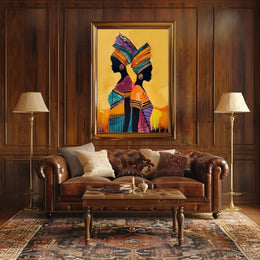 Traditional African Attire Cultural Heritage Poster PosterGoat