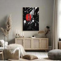 Traditional Japanese Alleyway Art Print: Cultural Heritage Poster PosterGoat