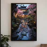 Traditional Japanese Garden Serenity Cultural or Heritage Poster PosterGoat