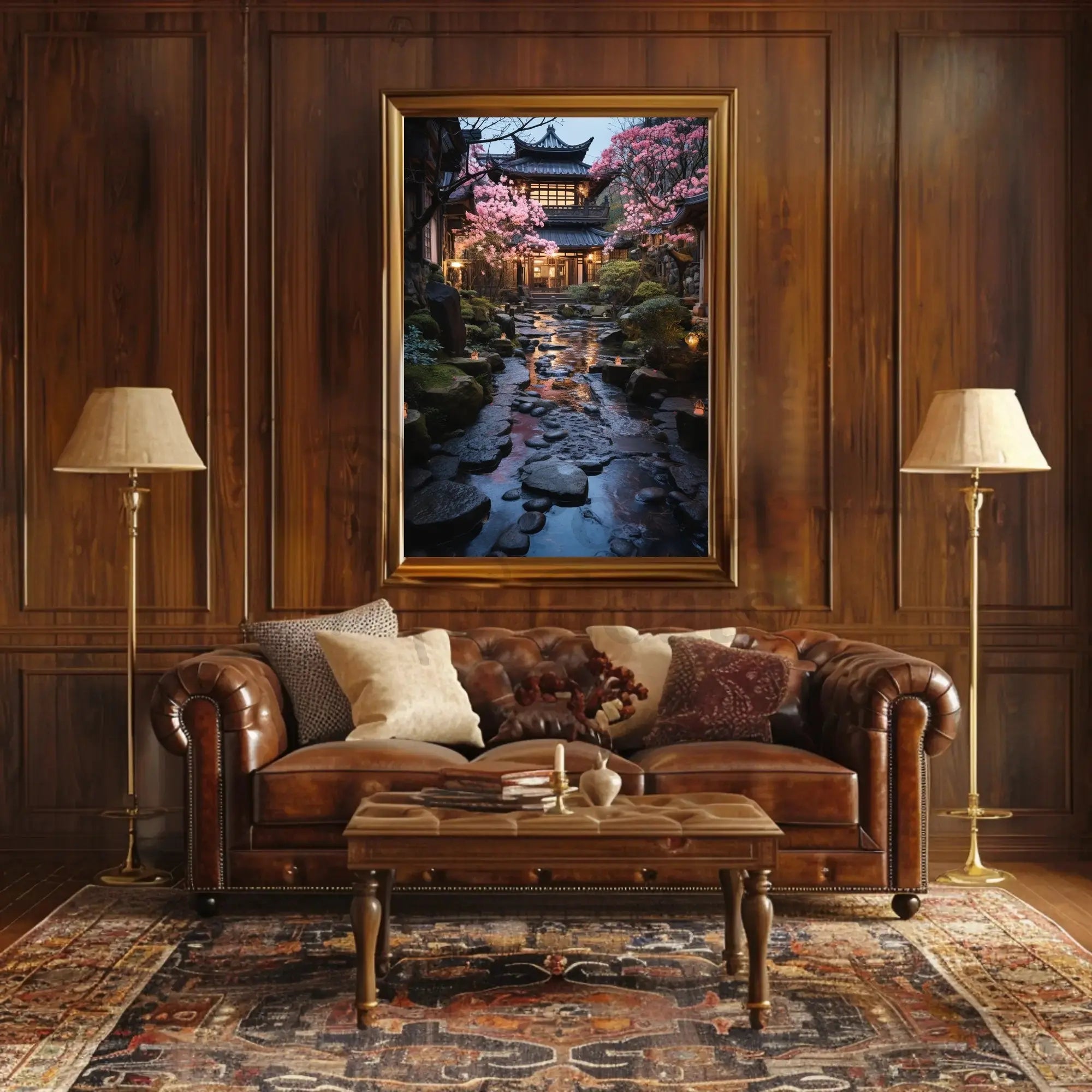 Traditional Japanese Garden Serenity Cultural or Heritage Poster PosterGoat