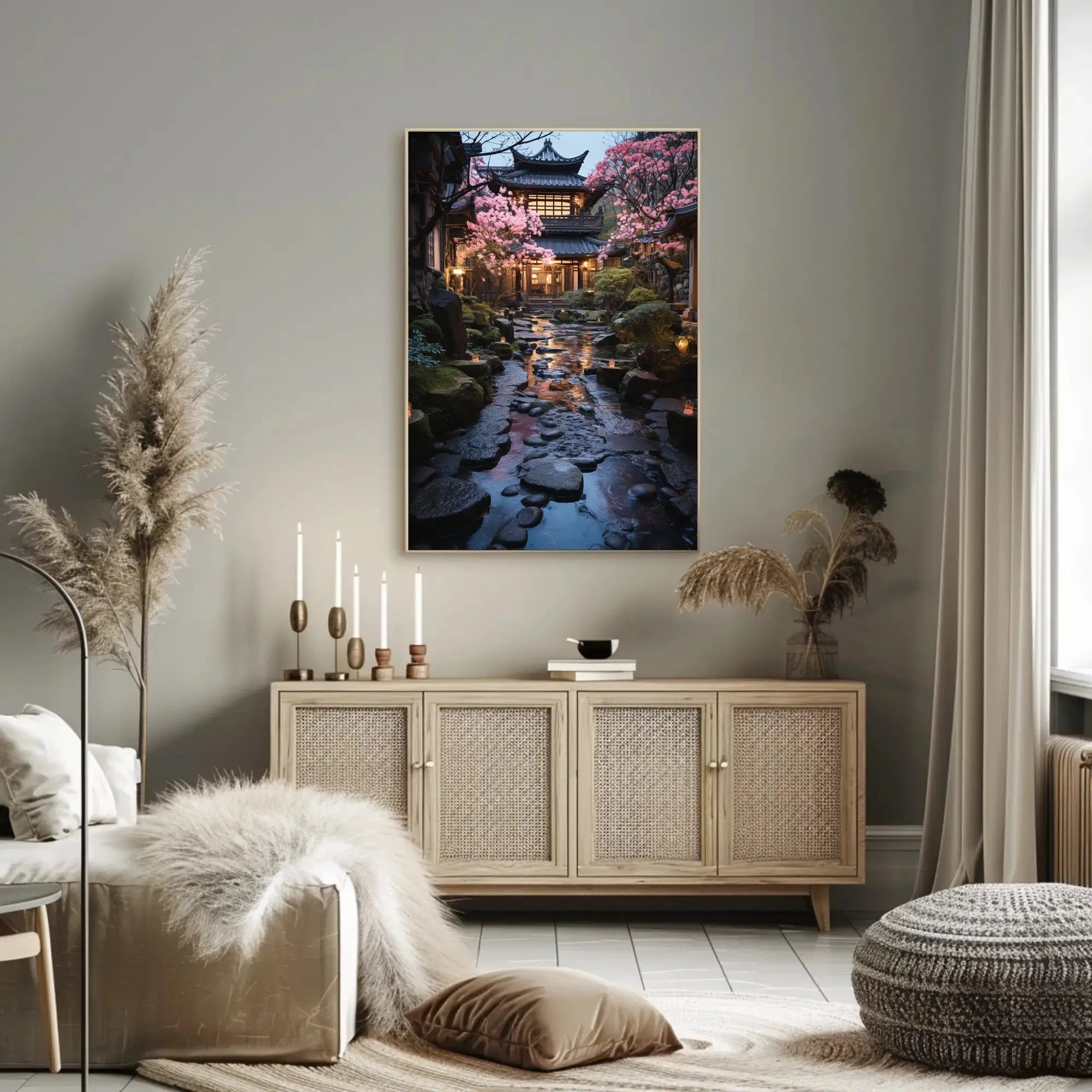 Traditional Japanese Garden Serenity Cultural or Heritage Poster PosterGoat
