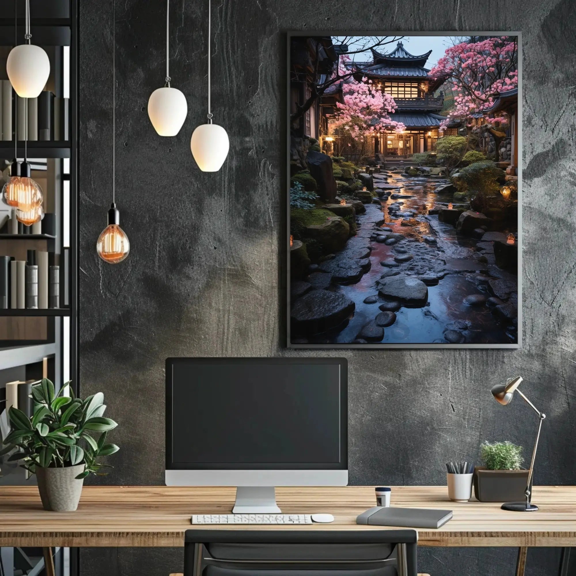Traditional Japanese Garden Serenity Cultural or Heritage Poster PosterGoat