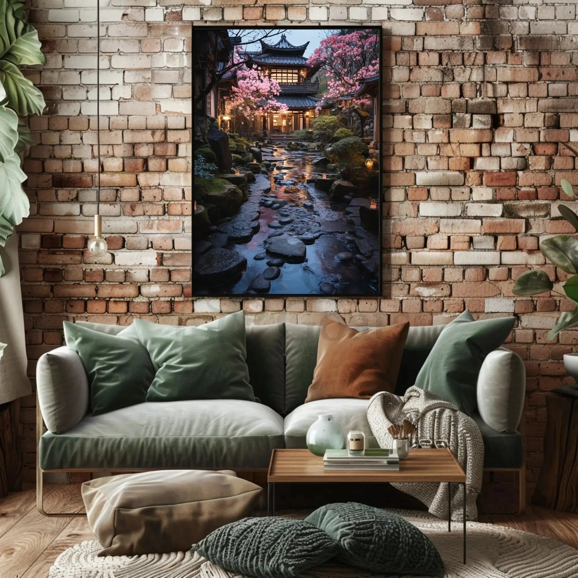 Traditional Japanese Garden Serenity Cultural or Heritage Poster PosterGoat