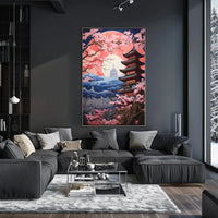 Traditional Kyoto Cherry Blossoms Cultural Heritage Poster PosterGoat