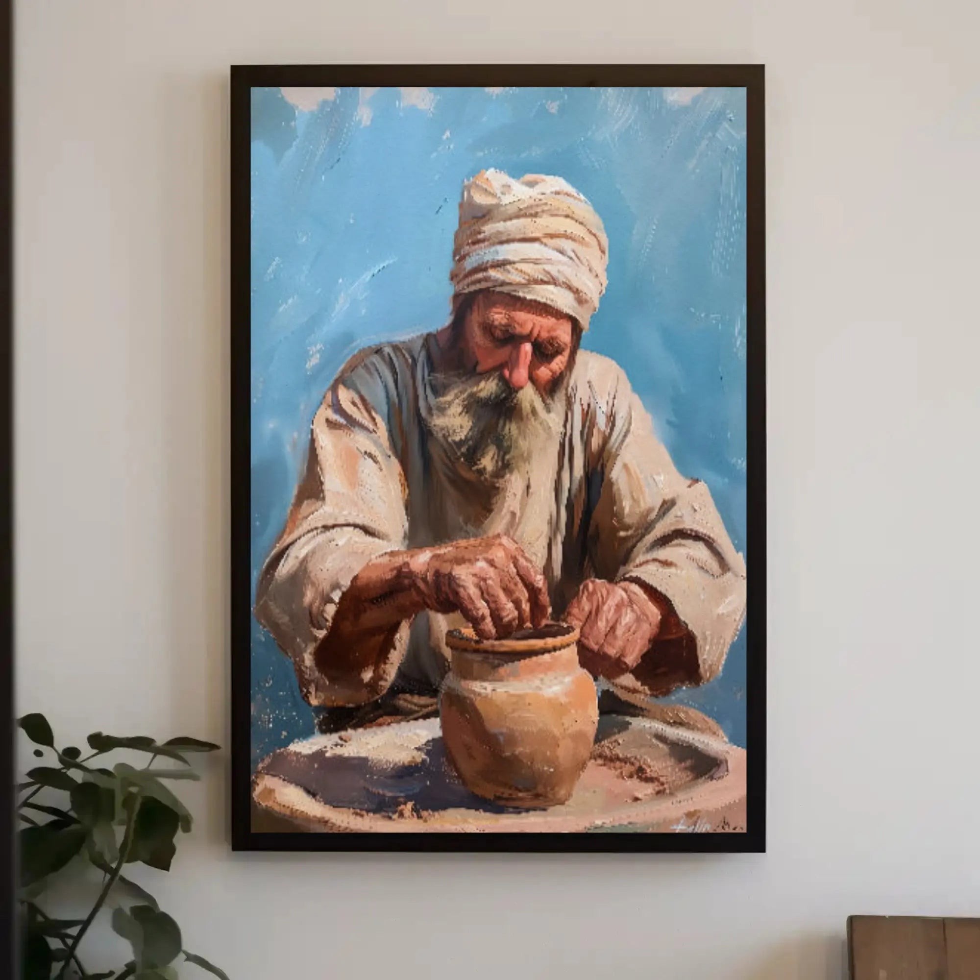 Traditional Pottery Craftsmanship Heritage Poster PosterGoat