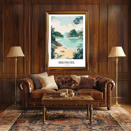 Tranquil Iriomote Island Escape Travel Poster PosterGoat