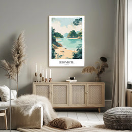 Tranquil Iriomote Island Escape Travel Poster PosterGoat
