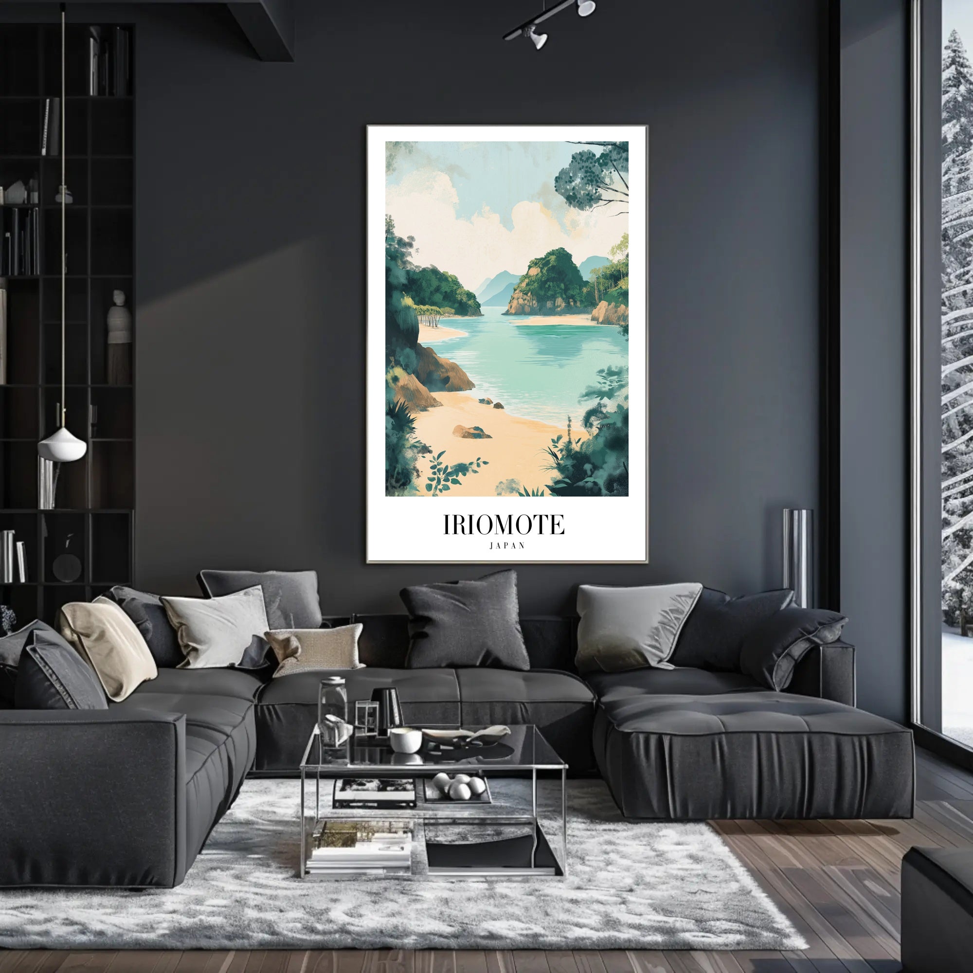 Tranquil Iriomote Island Escape Travel Poster PosterGoat