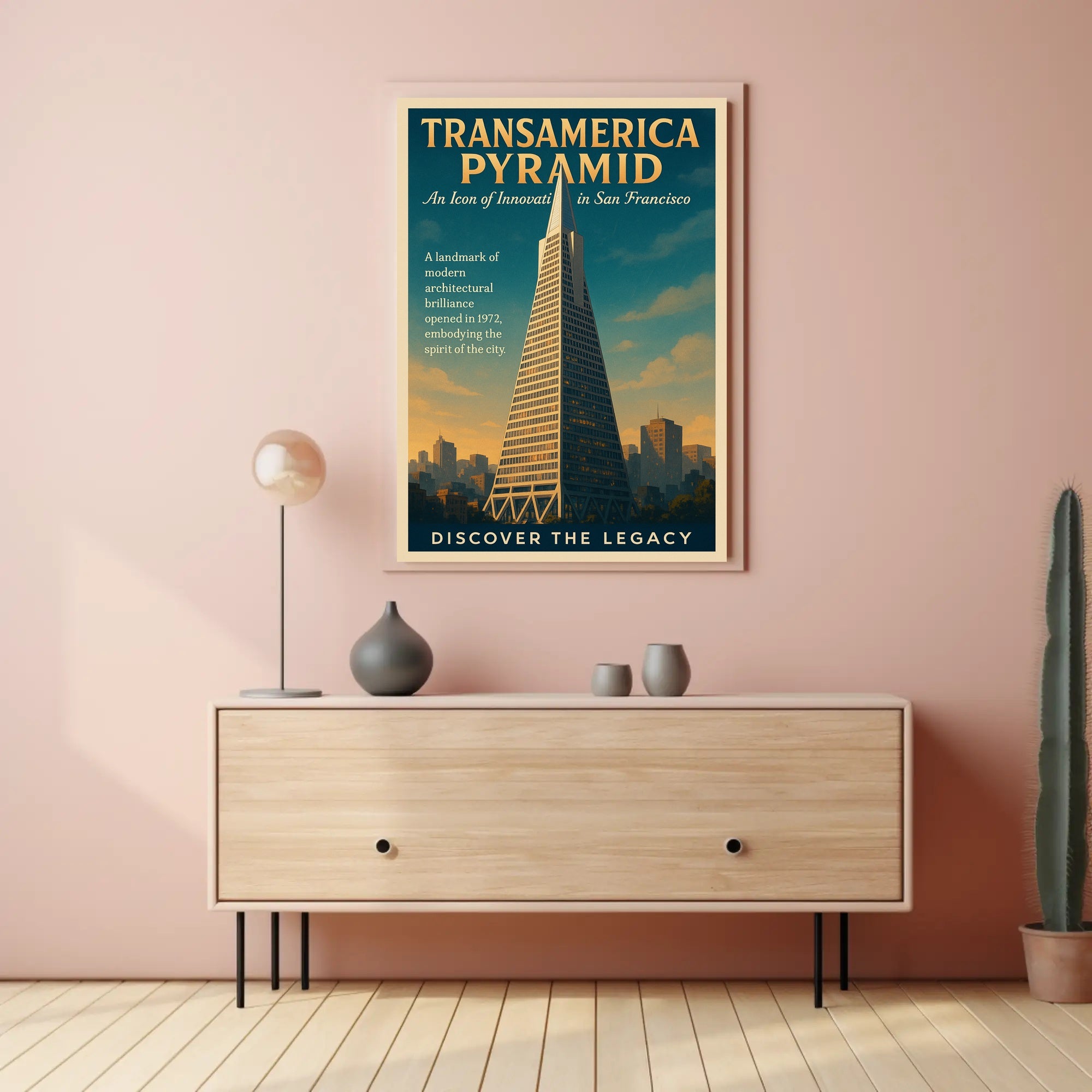 Transamerica Pyramid - An Icon Of Poster PosterGoat