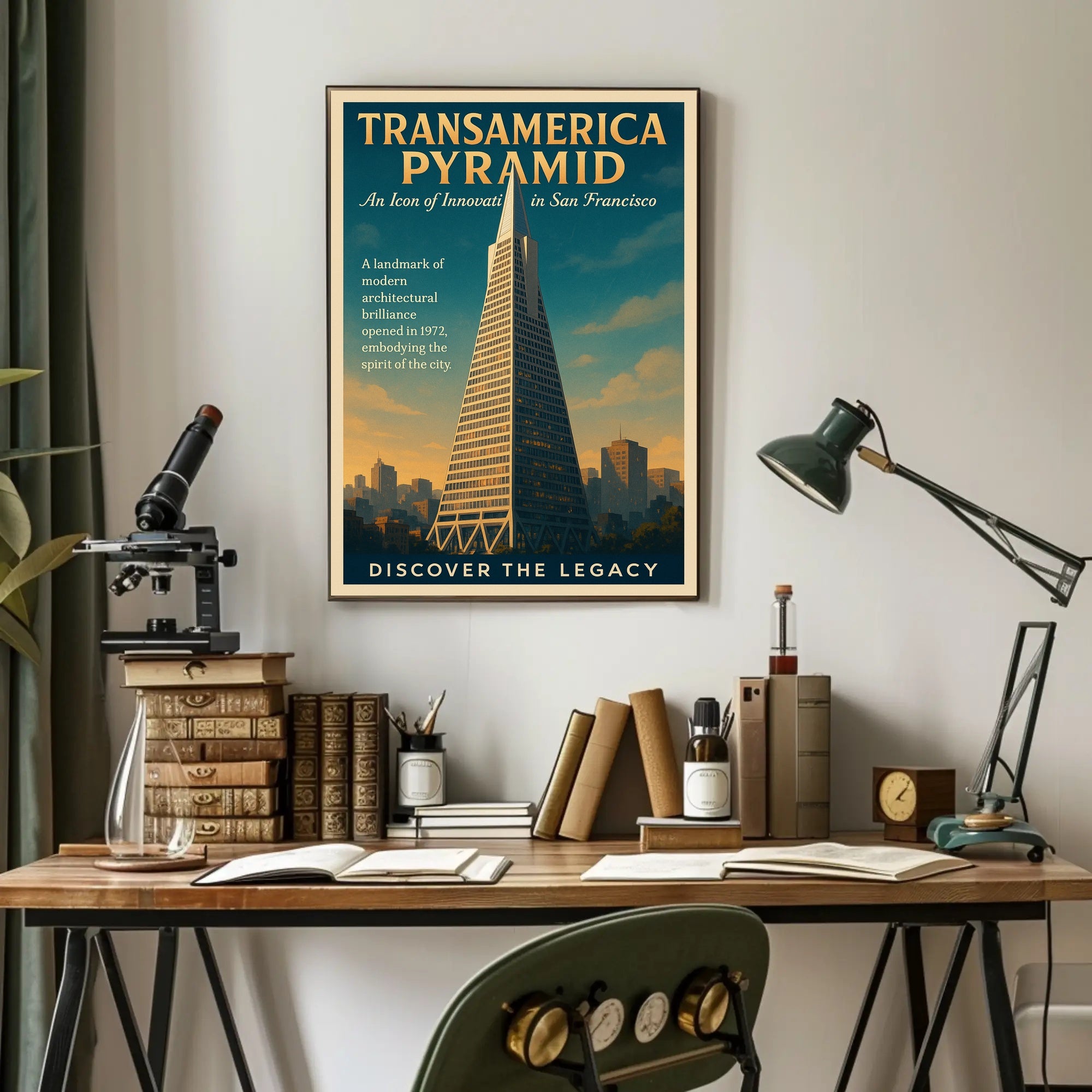 Transamerica Pyramid - An Icon Of Poster PosterGoat