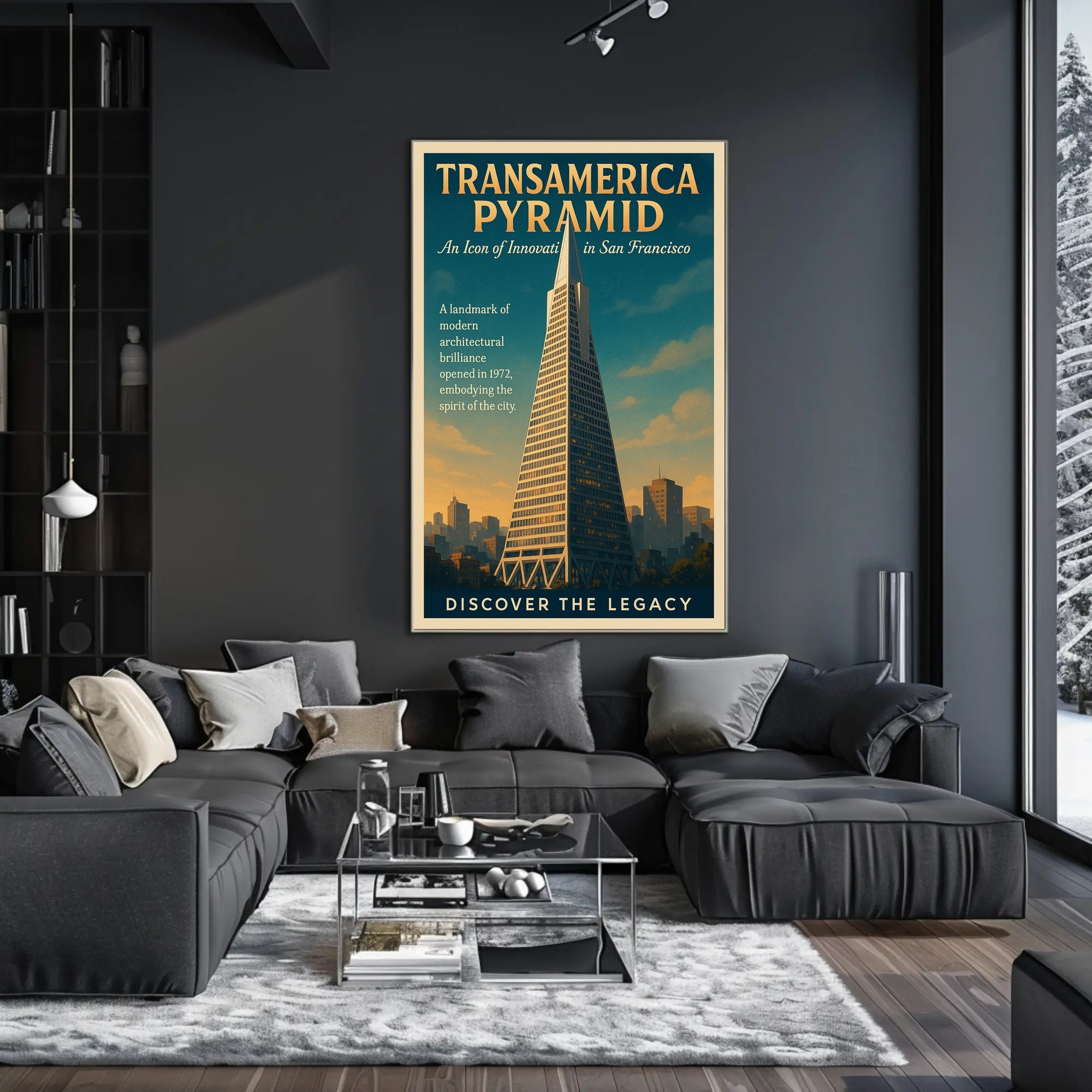 Transamerica Pyramid - An Icon Of Poster PosterGoat