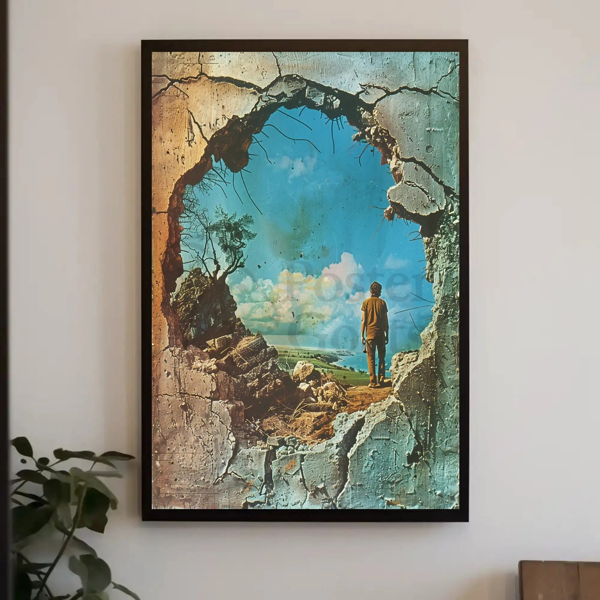 Transformation Escape Surreal Landscape Artistic Poster PosterGoat