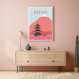 Travel Japan: Cultural and Scenic Highlights Travel Poster PosterGoat
