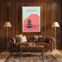 Travel Japan: Cultural and Scenic Highlights Travel Poster PosterGoat