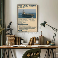Travel Poster with Ship in the Ocean Artwork for Home Decor PosterGoat