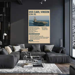 Travel Poster with Ship in the Ocean Artwork for Home Decor PosterGoat