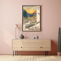 Travel to the Majestic Mountains National Park Poster PosterGoat
