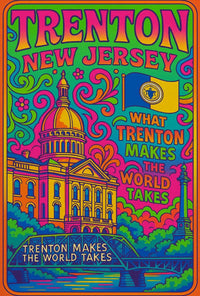 Trenton New Jersey Vibrant Heritage Artistic Poster PosterGoat