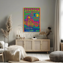 Trenton New Jersey Vibrant Heritage Artistic Poster PosterGoat