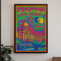 Trenton New Jersey Vibrant Heritage Artistic Poster PosterGoat