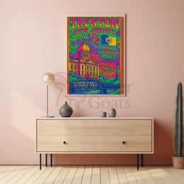 Trenton New Jersey Vibrant Heritage Artistic Poster PosterGoat