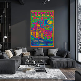 Trenton New Jersey Vibrant Heritage Artistic Poster PosterGoat