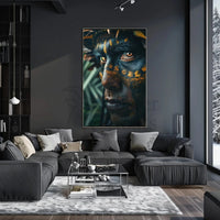 Tribal Face Art Close-Up Cultural or Heritage Poster PosterGoat