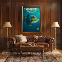 Triggerfish Marine Fish of the Reef Poster PosterGoat