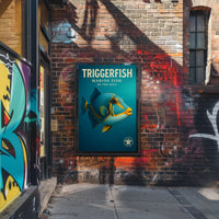 Triggerfish Marine Fish of the Reef Poster PosterGoat