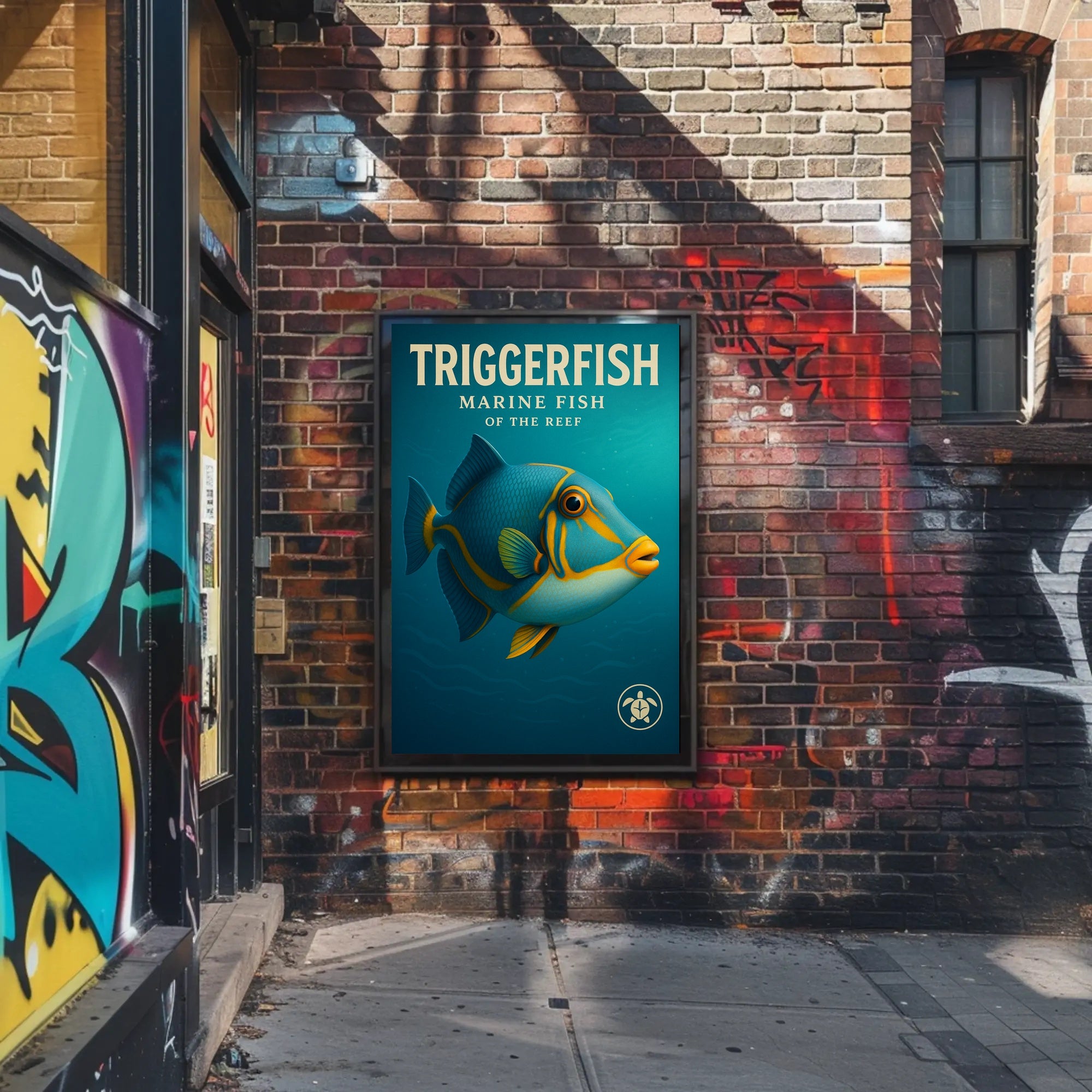 Triggerfish Marine Fish of the Reef Poster PosterGoat